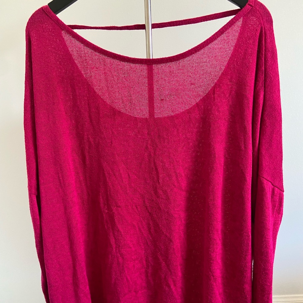 Old Navy Women's Fuchsia Knit Blouse